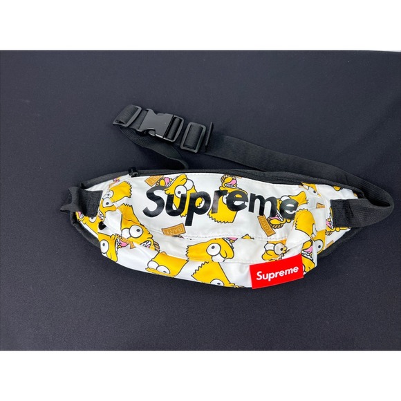 Supreme Crossbody Bag Unisex Simpsons Fanny Pack Adjustable Bart Simpson - Picture 2 of 16